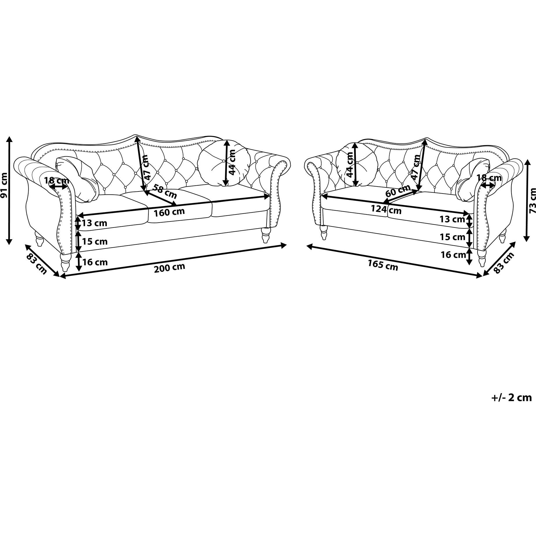 Thumbnail - Beliani, Sofa, Skien (5-Sitzer)