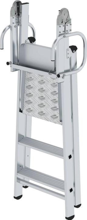 Produktbild Günzburger Plattformleiter steckbar mit klappbaren Griffen (Plattformleiter, 210 cm)