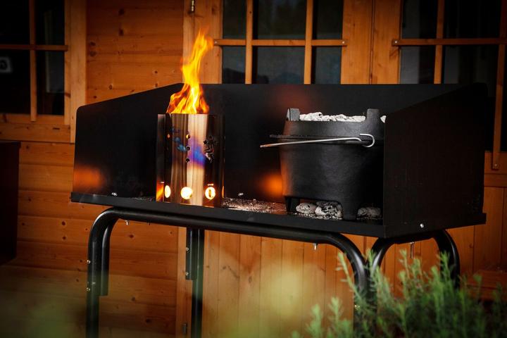 Produktbild Grillfürst Dutch Oven Station / Dutch Oven Tisch mit Windschild