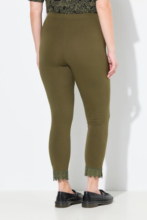 Produktbild Ulla Popken 7/8-Leggings, Saumspitze (50, 52)