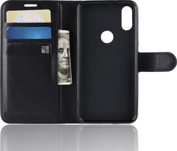 Actual product image MU Classic Litchi Leather Bookcover Series (Xiaomi Redmi Note 7)