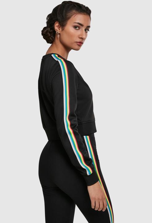Produktbild Urban Classics Ladies Multicolor Taped Sleeve Crewneck (XXL)