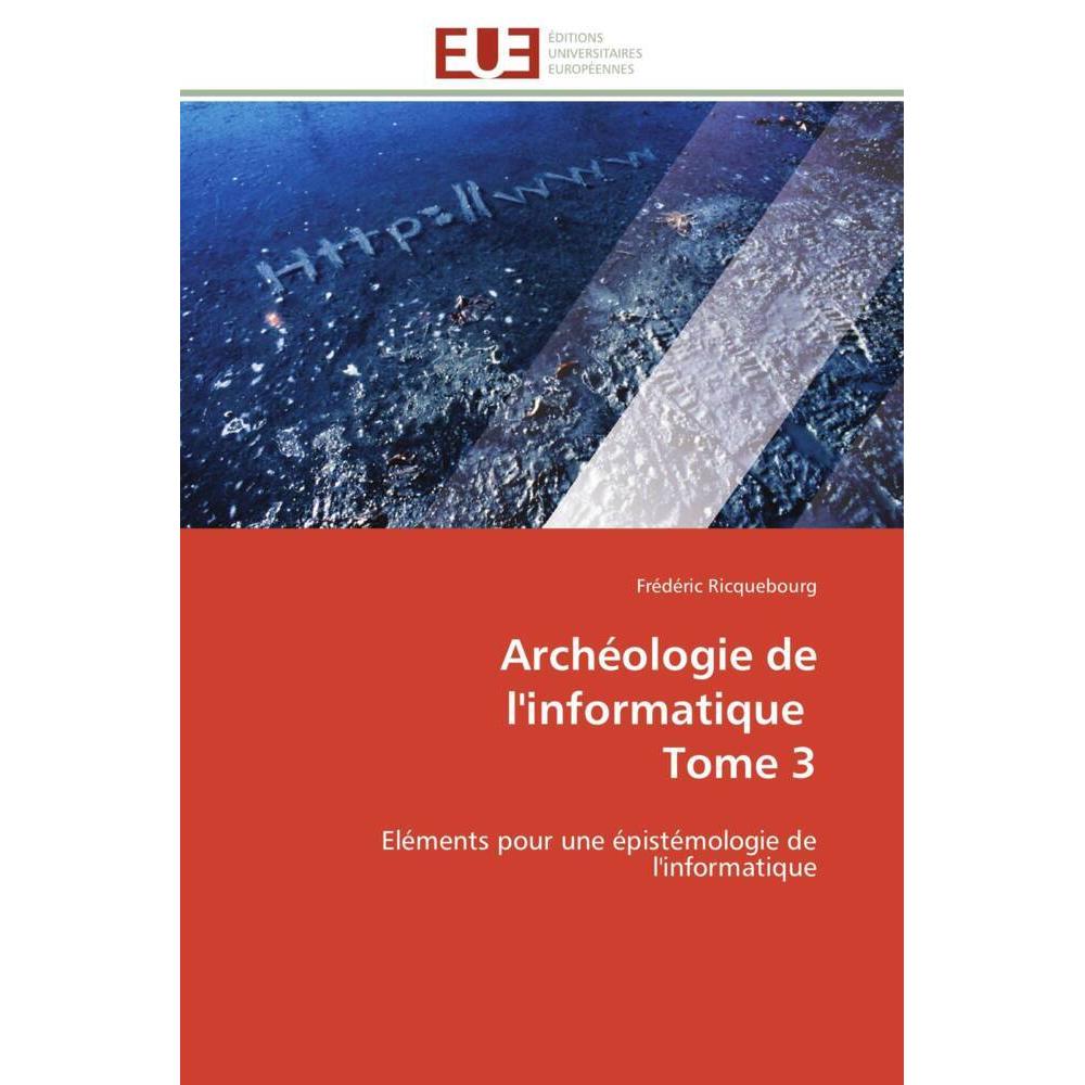 Archéologie de l'informatique Tome 3, Fachbücher