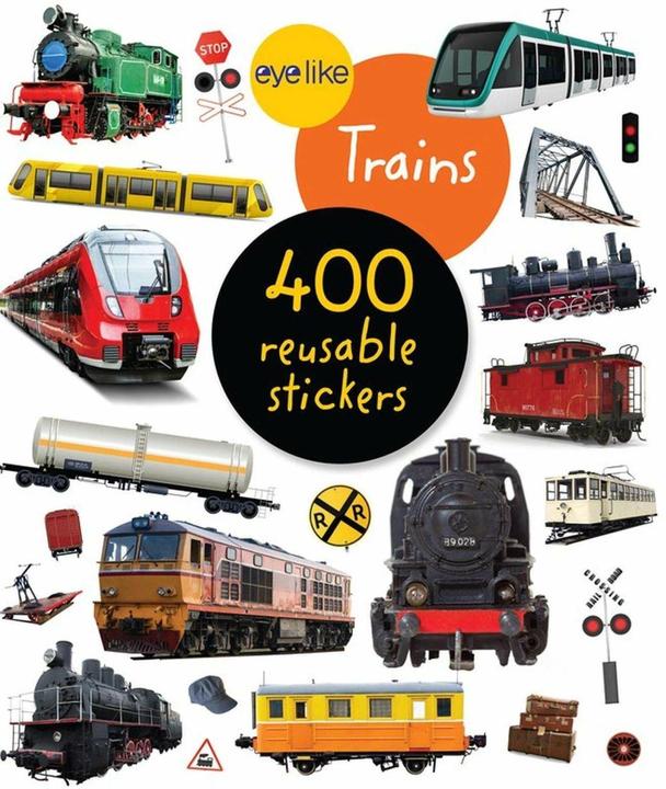 Immagine prodotto Eyelike Stickers: Trains (Inglese, Workman Publishing, 2020)