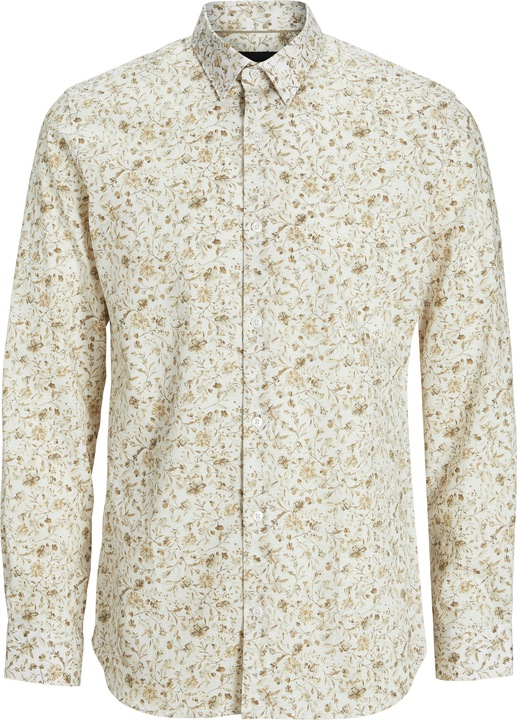 Jack & Jones Jprblabarnes Print Dobby L/S Shirt Ln