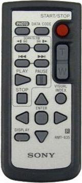 Sony RMT-835 Replacement remote control for various camcorders