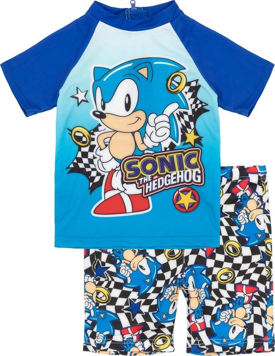 Immagine prodotto Sonic The Hedgehog Costume da bagno a due pezzi ad anello per ragazzi (104)