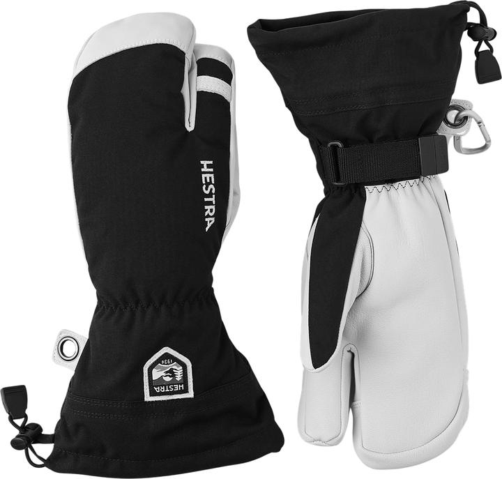 Actual product image Hestra Army Leather Heli Ski 3-Finger Gloves (L)