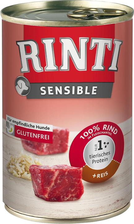 Produktbild Rinti Sensible Rind & Reis (Adult, 1 Stk., 400 g)