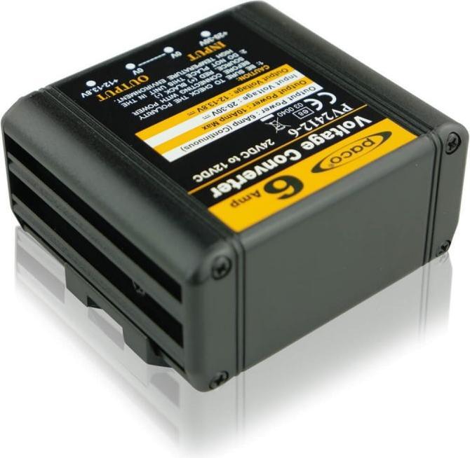 Paco PV2412-6 Convertisseur de tension 24V à 12V 6A