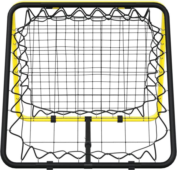 Actual product image vidaXL Football Rebounder Double-sided Adjustable Yellow
