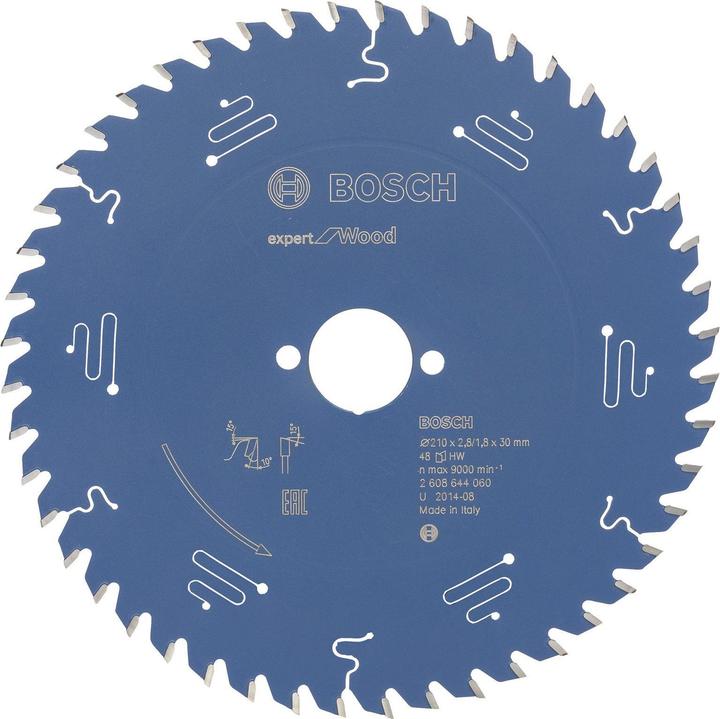 Produktbild Bosch Professional Zubehör Kreissägeblatt Expert for Wood, 210 x 30 x 2,8 mm, 48