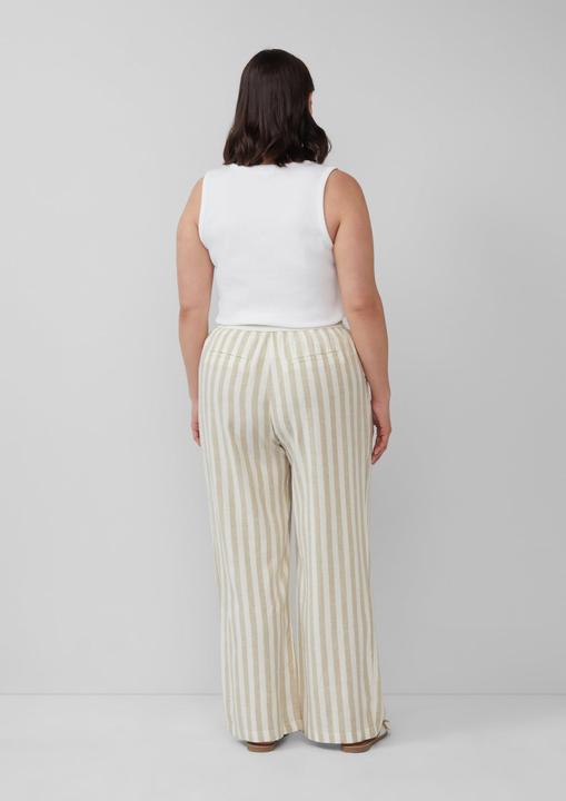 Actual product image S.Oliver Hose Leichte Leinenmix-Hose mit Elastikbund (46)