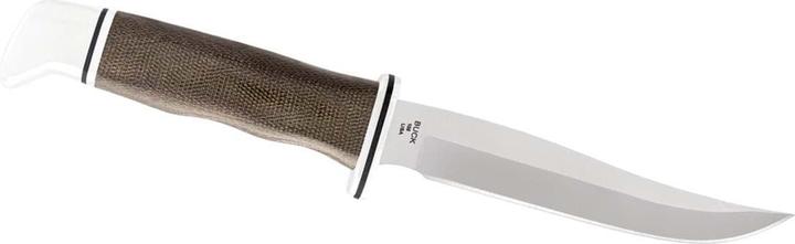 Buck PATHFINDER PRO 105, acier S35VN, inoxydable, micarta de lin, fourreau cuir (12.70 cm)
