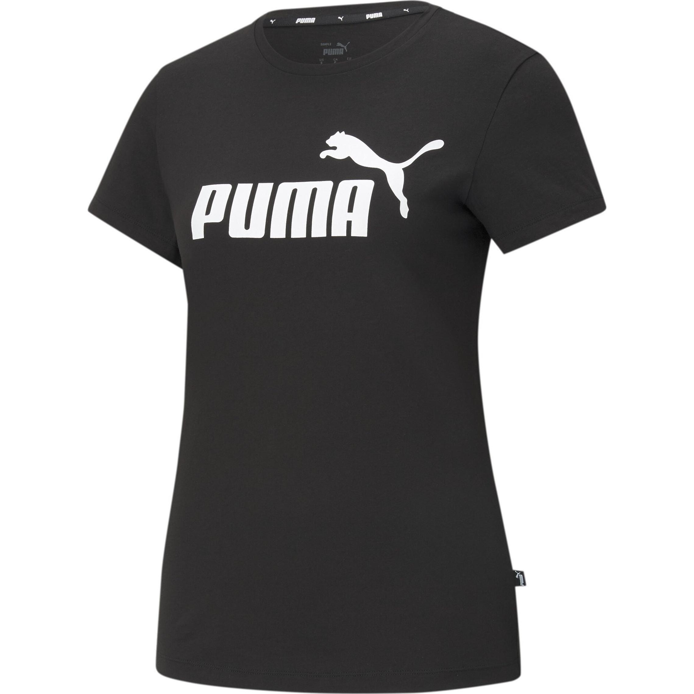 Puma, Damen, Sportshirt, ESS Logo Tee-586774 (L), Schwarz, L