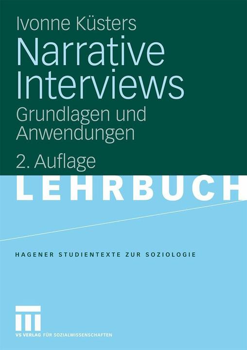 Produktbild Narrative Interviews (Deutsch, Ivonne Küsters, 2009)