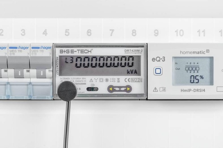 Actual product image Homematic IP Interface for digital electricity meters
