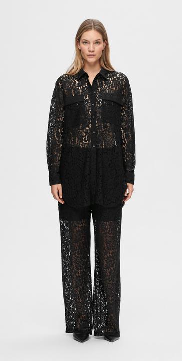 Image du produit Selected Chemise à manches longues en dentelle (38)