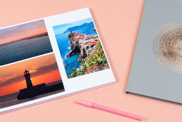Produktbild Exacompta Foto-Spiralalbum Ellipse, 320 x 220 mm, rosa (10 x 15 cm)