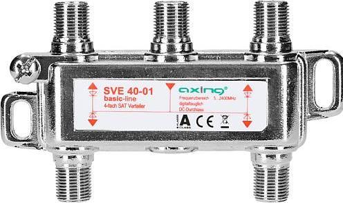 Image du produit Axing Répartiteur SAT quadruple SVE 40-01 52400 MHz, DC (Télécommande originale)