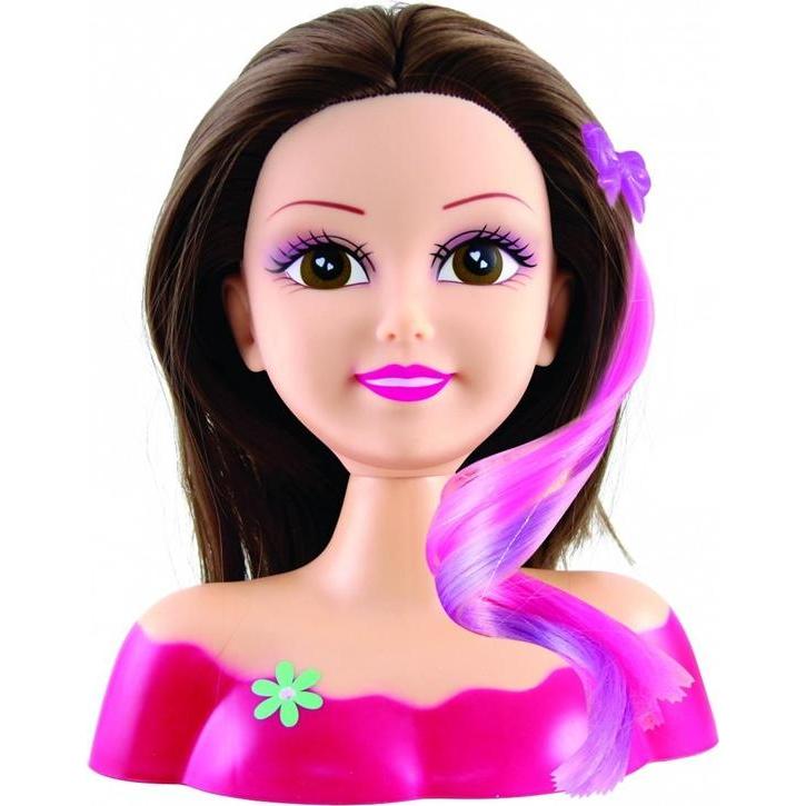 Sparkle GIRLZ styling head with color changing eyes, 10029/10097