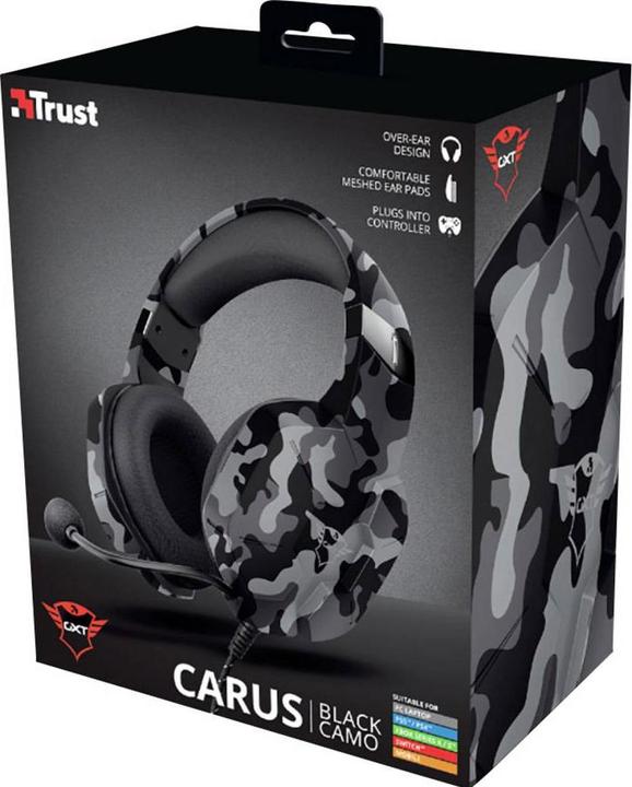 Actual product image Trust Headset GXT 323C Carus Camouflage/Black (Cable)