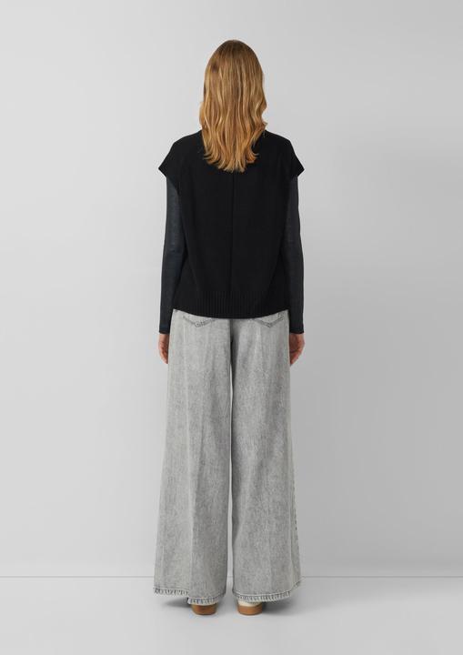 Immagine prodotto s.Oliver Strickpullunder Strickpullunder im Relaxed Fit mit Seitenschlitz (40)