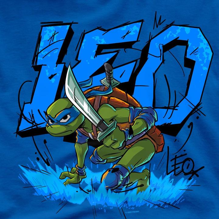 Actual product image Teenage Mutant NT Mens Groundbreaking Leonardo T-Shirt (XXL)