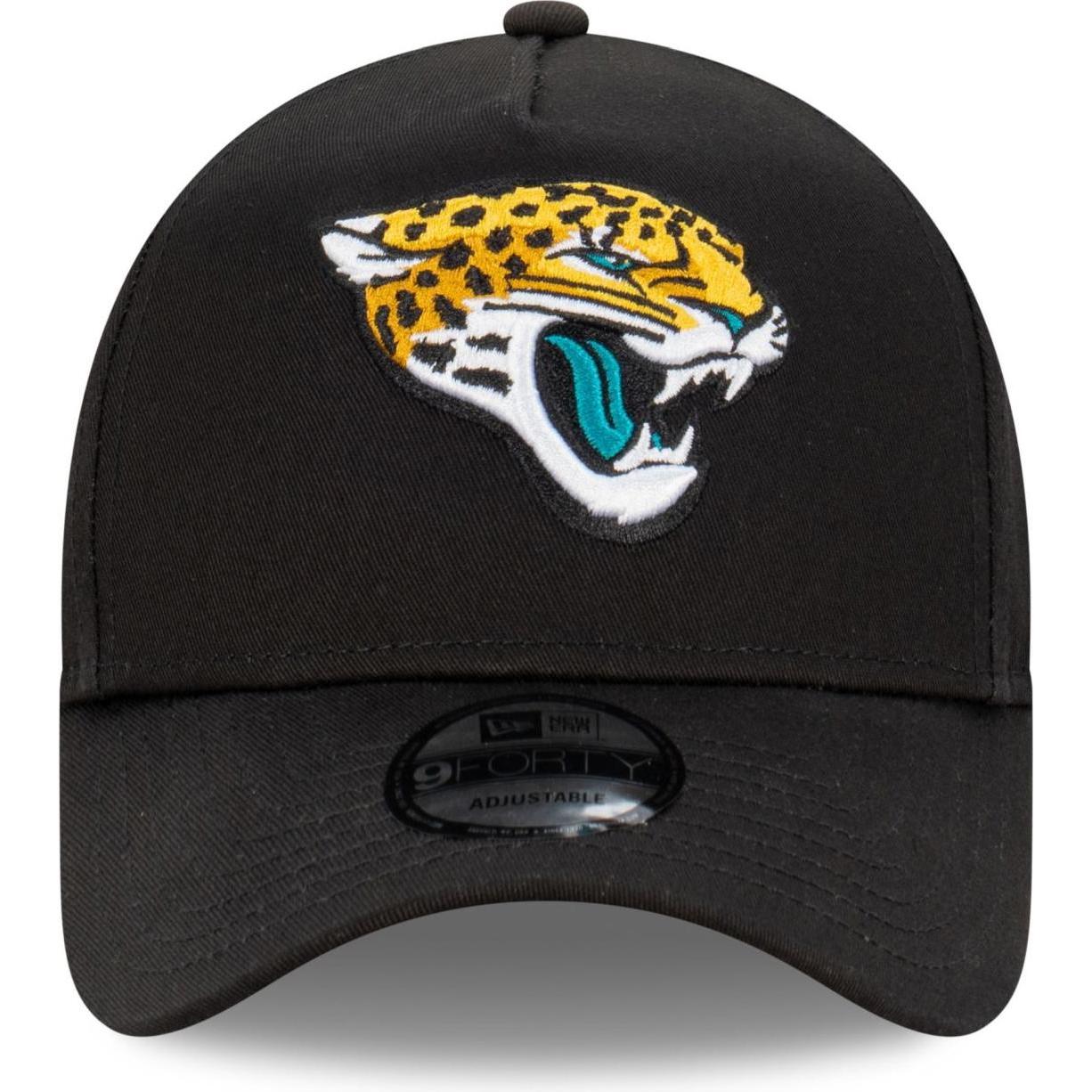 Thumbnail - New Era, Herren, Cap, 9Forty A-Frame Cap - Jacksonville Jaguars schwarz, Schwarz, (One Size)