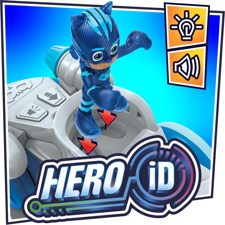 Produktbild PJ Masks Animal Power Catboys brüllende Powerkatze, Vorschulspielzeug mit Motor, 20+ Lichter und Ger