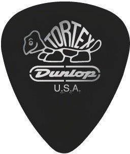 Dunlop Plectren Black Tortex 100 (12) (12 x)