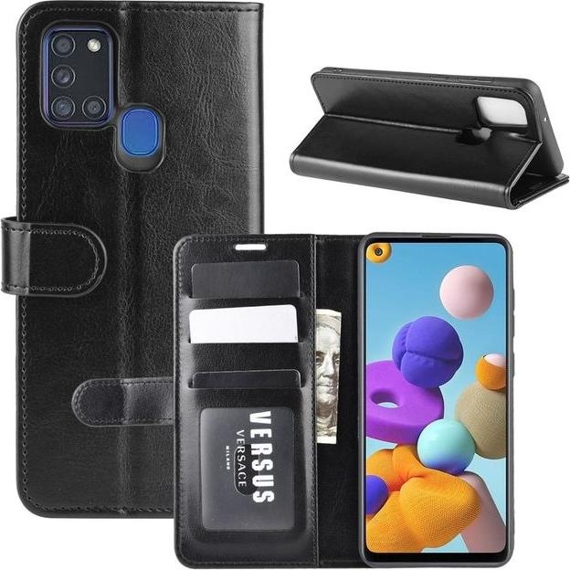 Produktbild MU Classic Crazy Horse Leder Bookcover Series (Samsung Galaxy A21s)