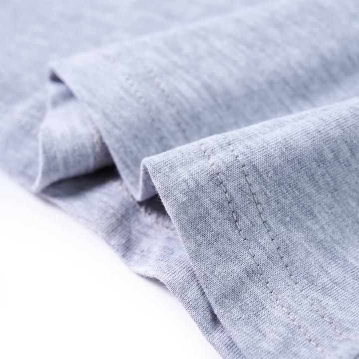 Produktbild vidaXL Kinder-T-Shirt Grau 92,Material: 95 % Baumwolle. 5 (92)