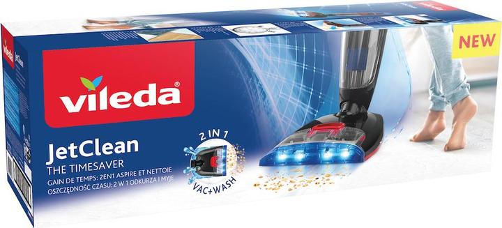 Immagine prodotto Vileda JetClean 3in1 tergicristallo ad aspirazione (+accessori)