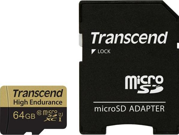 Produktbild Transcend 64GB MICRO CARD (CLASS 10) (64 GB, microSDXC, U1, UHS-I)