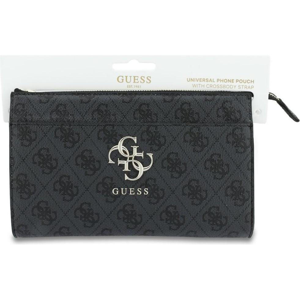 Guess, Donne, Borsetta, Torebka 4G Big Logo kopertówka na telefon czarny, Nero