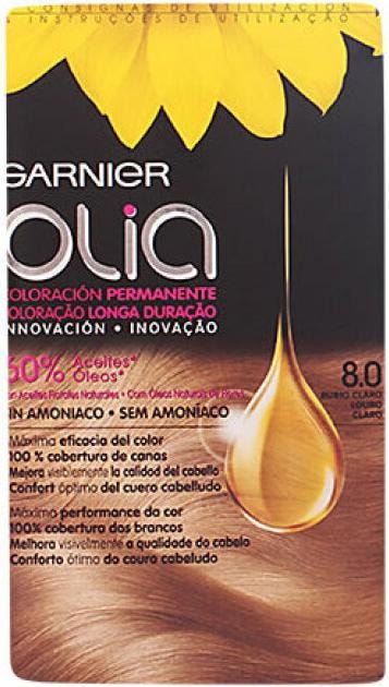 Produktbild Garnier OLIA Coloración Permanente #8,0 Rubio Claro 4 pz (8,0 Hellblond)