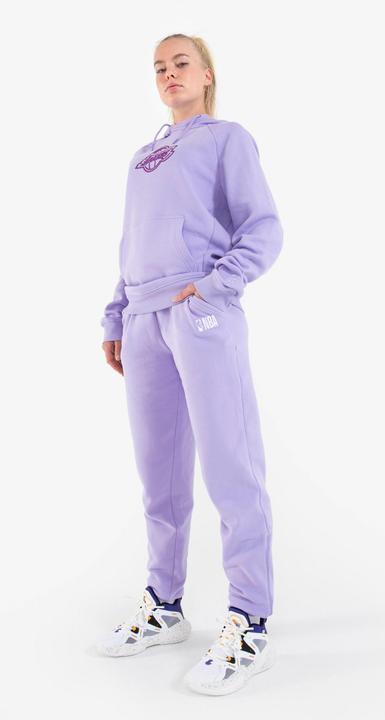 Image du produit Tarmak Sweat à capuche los angeles lakers homme/femme - hoodie 900 nba violet (XXS)