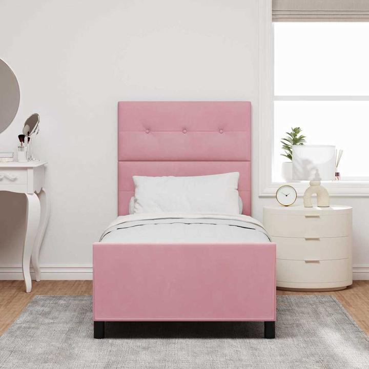 Actual product image vidaXL Modernes Bett (90 x 190 cm)