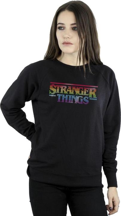 Immagine prodotto Netflix Stranger Things Rainbow Dot Logo Felpa Donna (XL)
