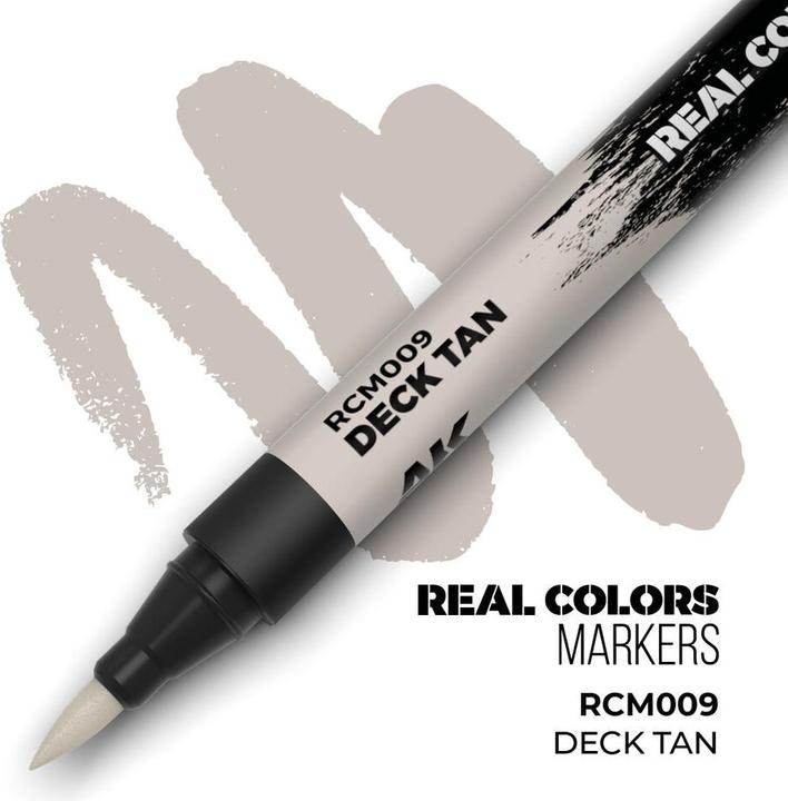 Actual product image AK Interactive Real Colors Marker Deck Tan