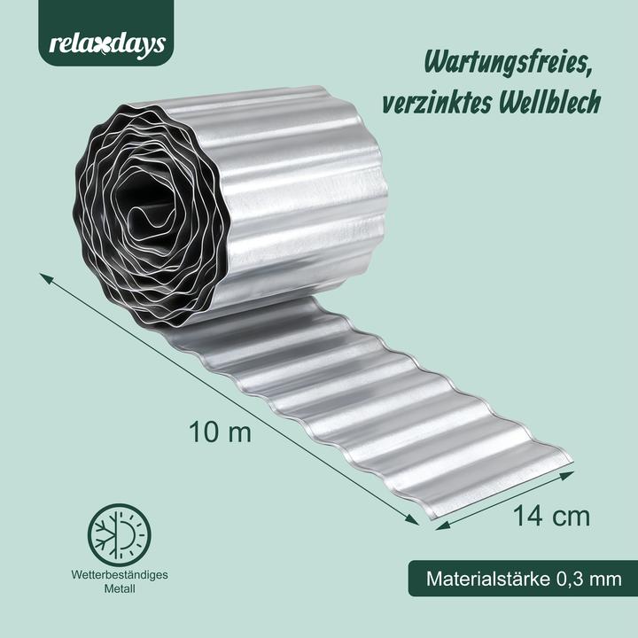 Actual product image Relaxdays lawn edge