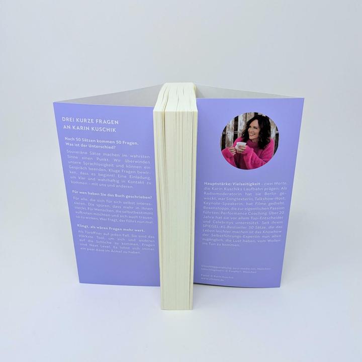 Actual product image 50 Fragen, die das Leben leichter machen (German, Karin Kuschik, 2025)