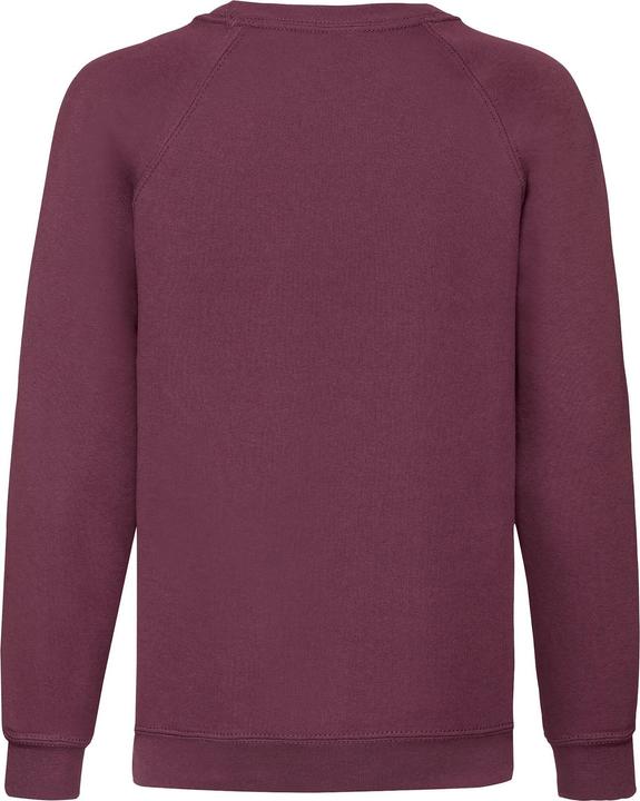 Actual product image Fruit of the Loom Childrens/Kids Classic Raglan Sweatshirt (140, 146)