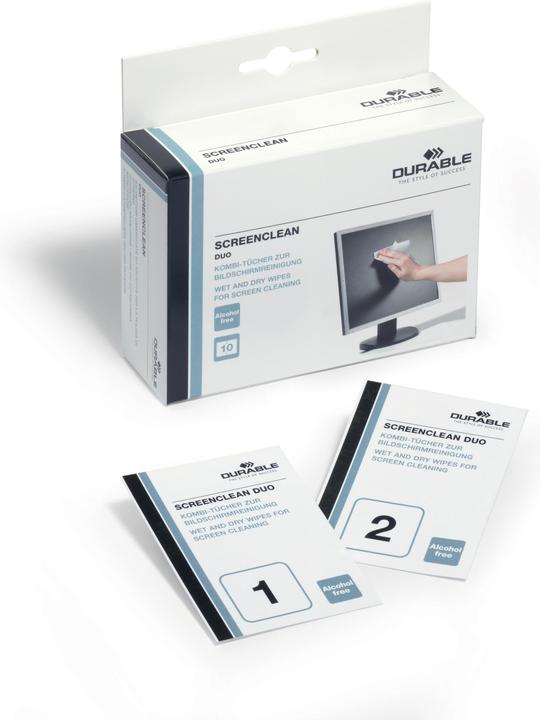 Productafbeelding Durable Screenclean Duo (10 x)