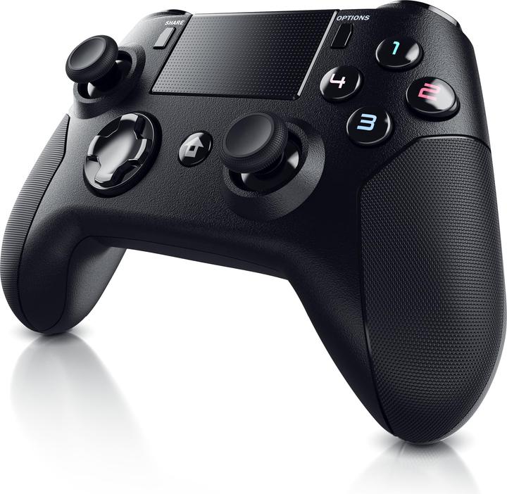 Immagine prodotto CSL Controller PlayStation 4, gamepad Bluetooth per PS4, doppia vibrazione, touchpad, 3,5 mm, sensore (PS4, PC)