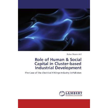 Role of Human & Social Capital in Cluster-based Industrial Development, Fachbücher