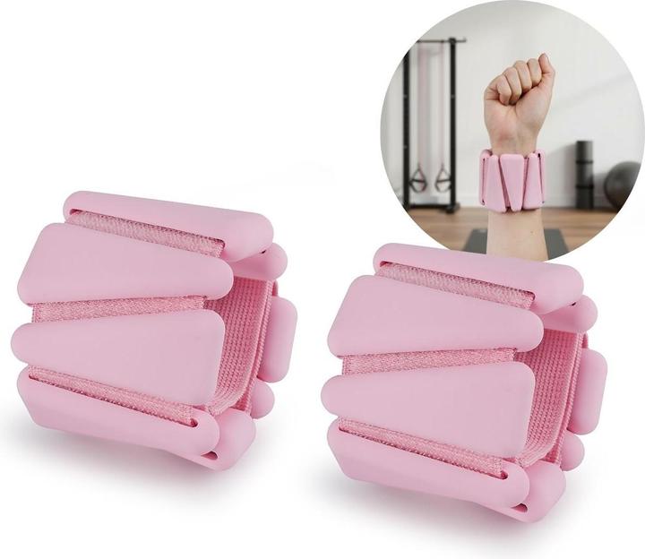 Hermex 2er Set Gewichtsmanschetten Handgelenkgewichte Fitnessmanschette