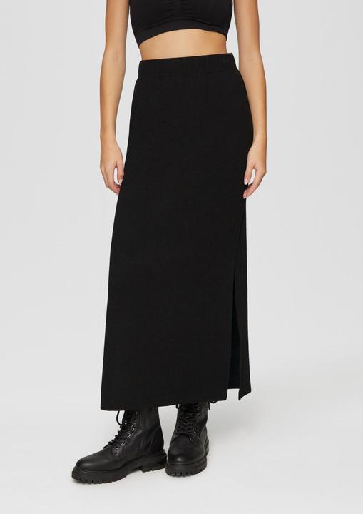 Produktbild s.Oliver Rock Strukturierter Midirock mit Elastikbund (32)