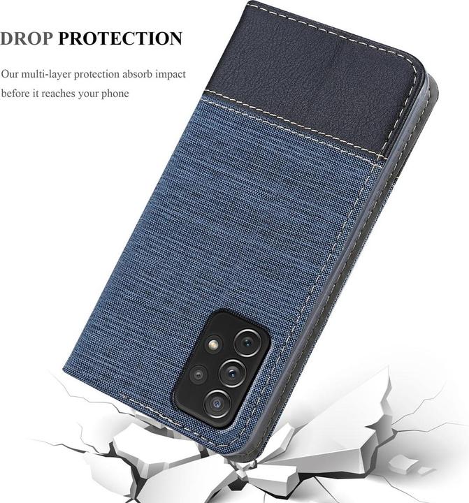 Image du produit Cadorabo Couverture look jeans Book (Samsung Galaxy A72 5G)